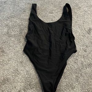 Aerie sz md black one piece